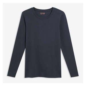 Organic Cotton Long Sleeve in JF Black from Joe Fresh